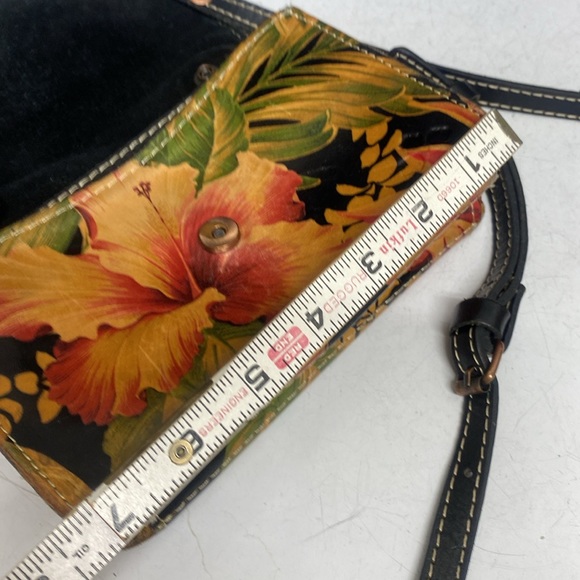 Patricia Nash Floral Leather Crossbody Purse - Picture 13 of 17